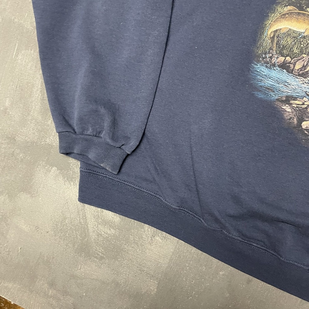 Vintage Deer Valley sweatshirt mens XXL Blue 2000s y2k geese - Picture 3 of 10